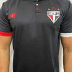 Camiseta São Paulo Casual Polo Preta