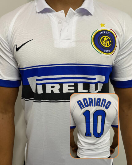 Camiseta Retrô Inter de Milão Adriano 2009/10