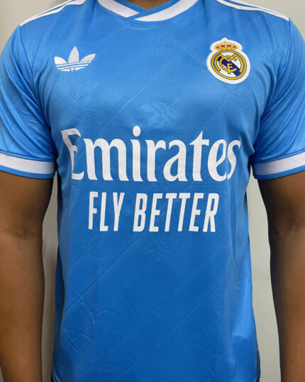 Camisa Real Madrid III Azul bb 2025/26
