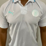 Camisa Man City Polo Branca Casual