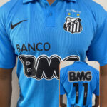 Camisa Santos Azul Retrô Neymar 2012/13