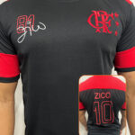 Camisa Flamengo Retrô Zico Preta