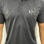 Camisa Flamengo Polo All Black Casual