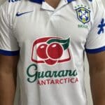 Camisa Brasil Guaraná branca Polo