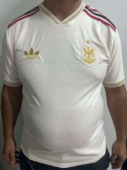 Camisa Flamengo III Off White 2025/26 PlusSize