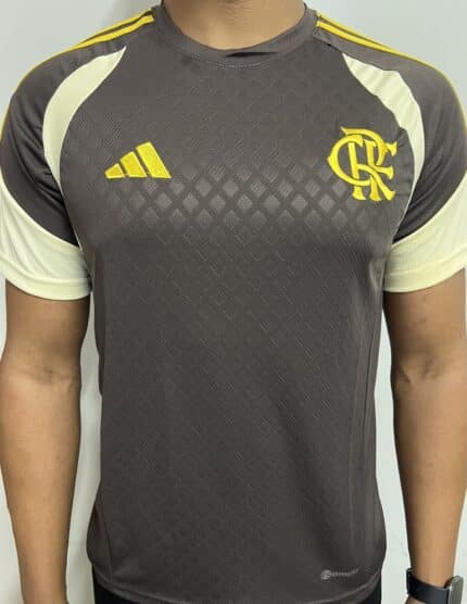 Camisa Flamengo Treino I 2026 (Marron)