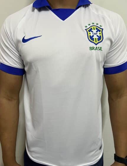 Camisa Brasil Polo branca 2019/20