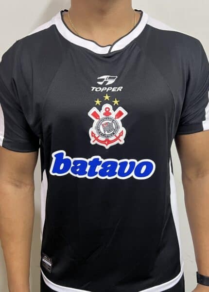 Camisa Corinthians Mundial 2000 Preta Batavo