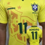 Camisa Brasil Amarelo Retrô Romário 1994