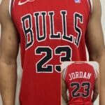 Camisa Chicago Bulls Vermelha Jordan 23