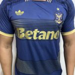 Camisa Flamengo Azul com Dourado